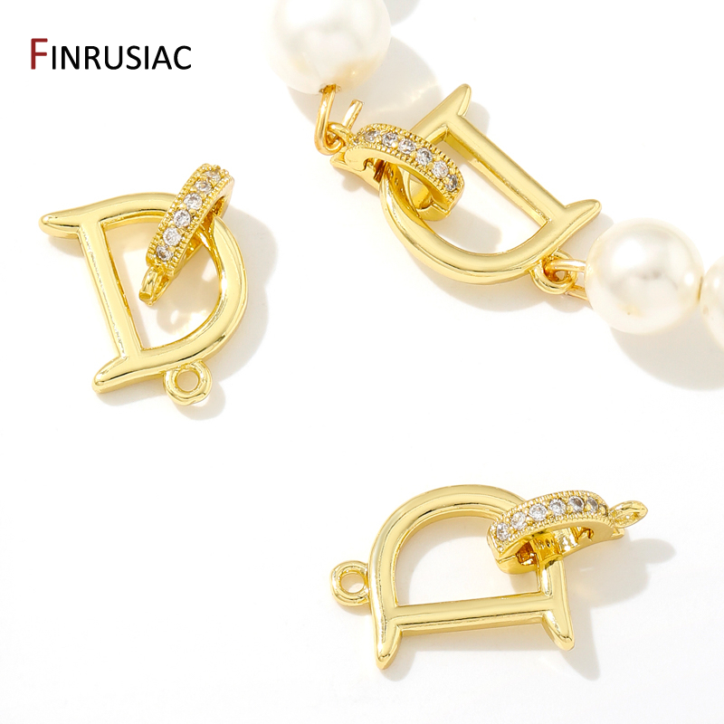 Embellishment Crafts - ทองเหลืองชุบทอง 18K สําหรับสร้อยข้อมือล็อค,เครื่องประดับ Clasps อุปกรณ์เสริม, DIY