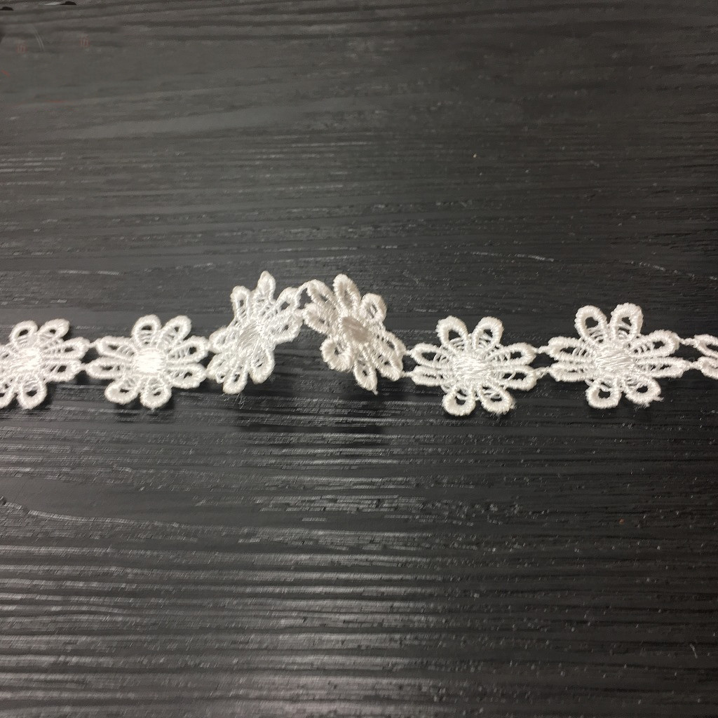 Lace Ribbon Trim - น่ารัก Hollow ดอกไม้เสื้อผ้าลูกไม้ผ้า Trim Patchwork วัสดุริบบิ้นลูกไม้