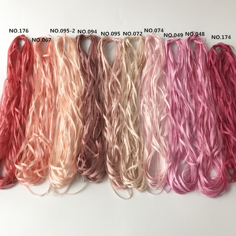 Velvet Ribbon Roll - ริบบิ้นผ้าไหมแท้ 100% ขนาด 4 มม. ยาว