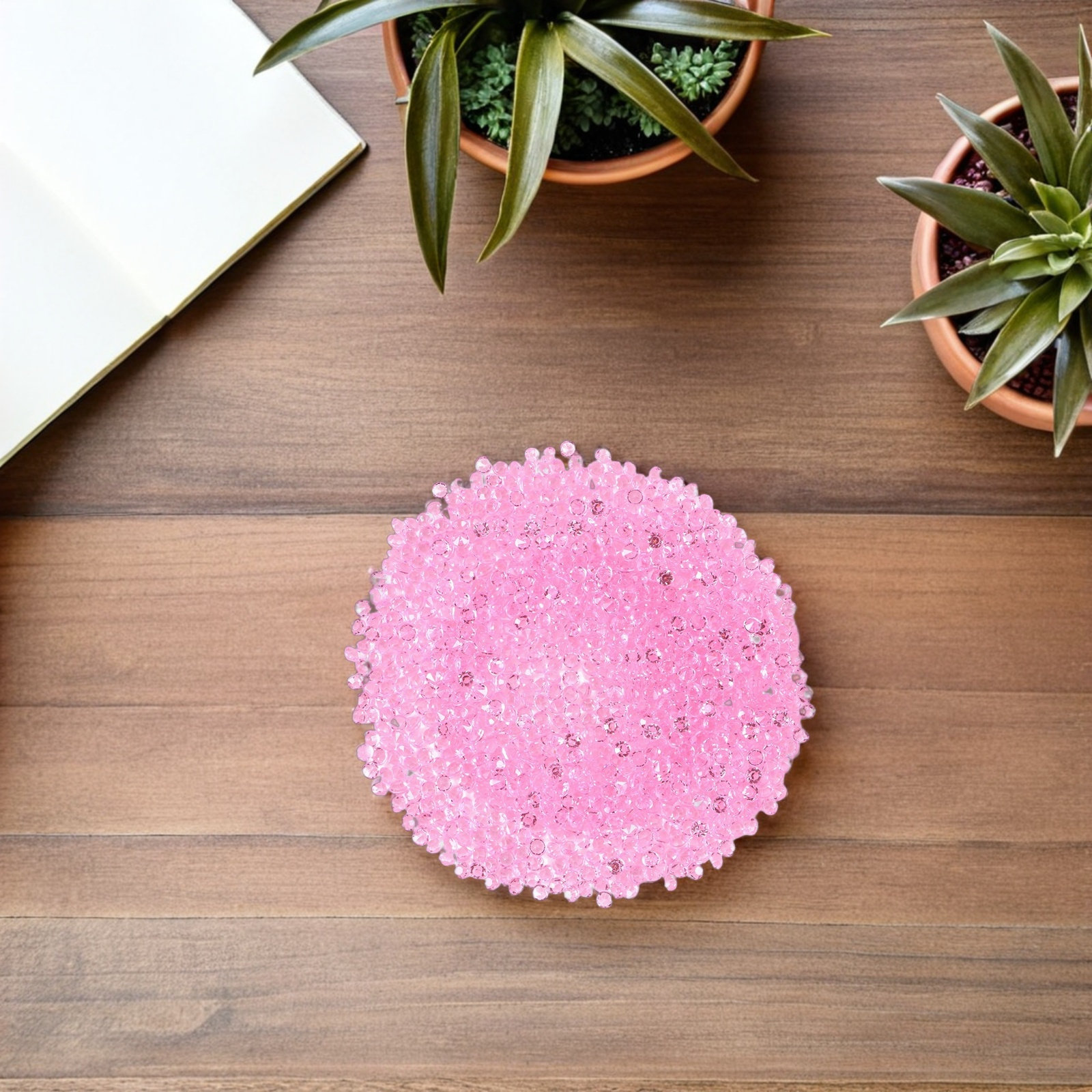 Embellishment Crafts - วัสดุตกแต่งแจกัน 10000 ชิ้น อะคริลิคใสขนาด 4.5 มม.