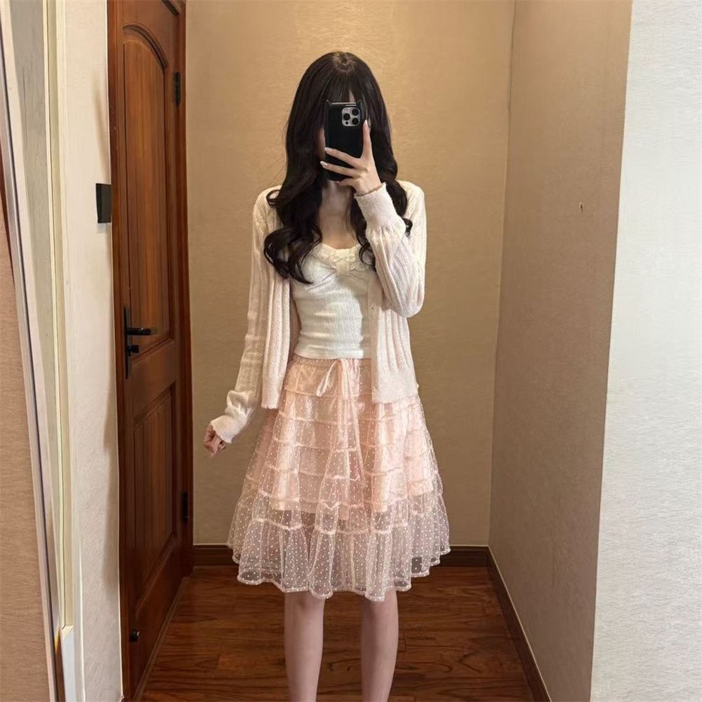 ชุดเสื้อสายเดี่ยวแต่งลูกไม้สไต - Elastic Lace Trim บทวิจารณ์และราคา