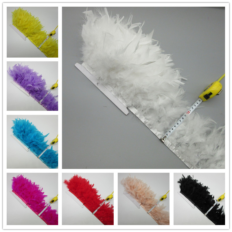 ขนไก่งวงตกแต่งแบบฟูฟ่อง 2 หลา  - Feather Trim Marabou บทวิจารณ์และราคา
