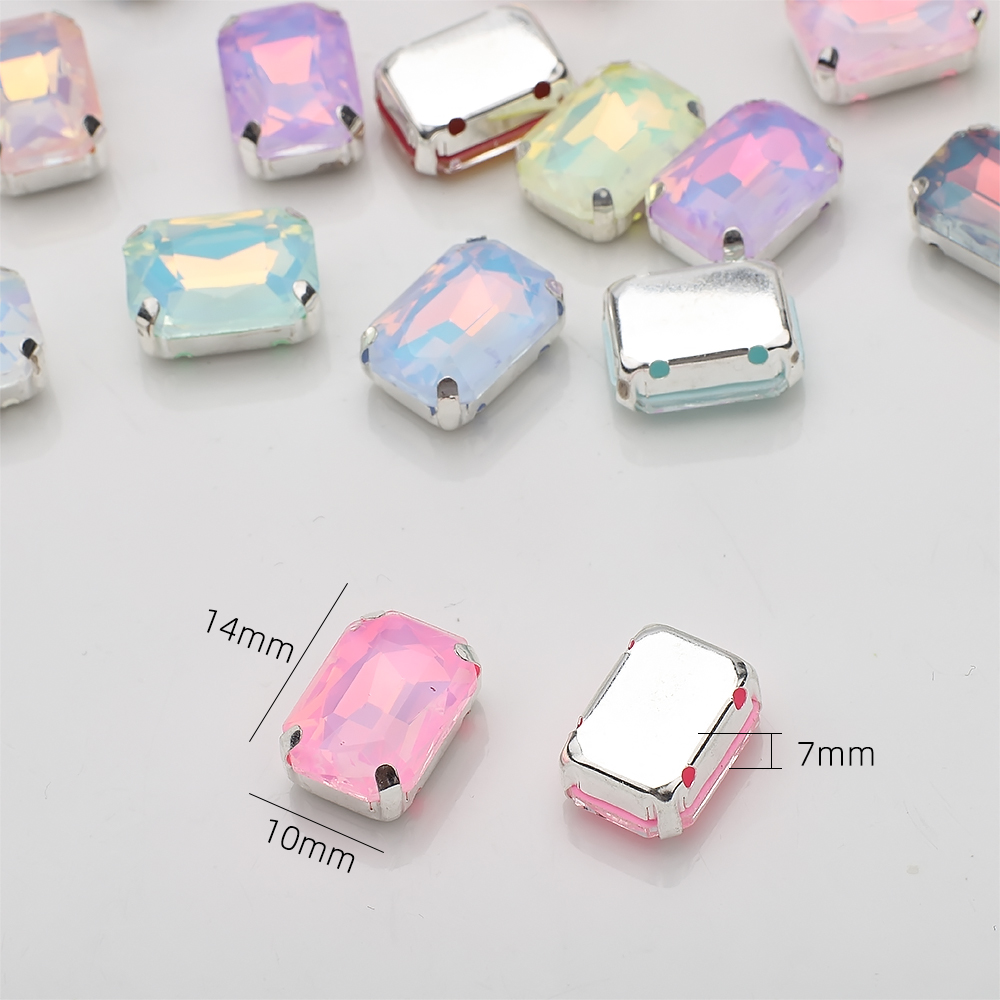 อุปกรณ์เย็บติดเพชรเทียมทรงสี่เ - Sew On Rhinestone บทวิจารณ์และราคา