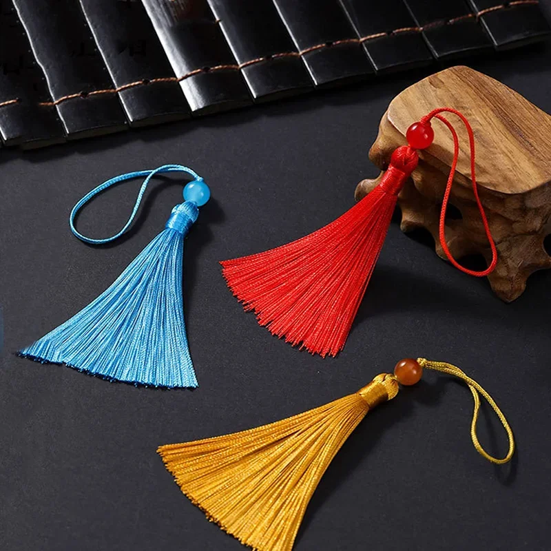 10/5Pcs โพลีเอสเตอร์ผ้าไหมพู่  - Beaded Trim Fringe บทวิจารณ์และราคา