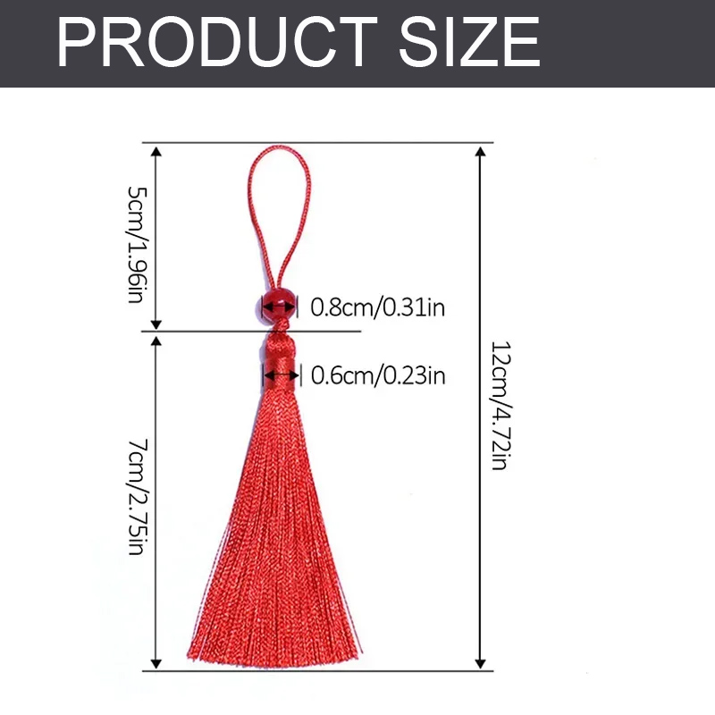 10/5Pcs โพลีเอสเตอร์ผ้าไหมพู่  - Beaded Trim Fringe บทวิจารณ์และราคา