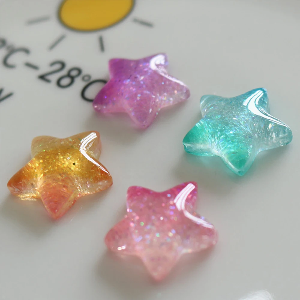 10ชิ้นชุดเรซินแบบไล่ระดับสีสำห - Christmas Craft Embellishment บทวิจารณ์และราคา