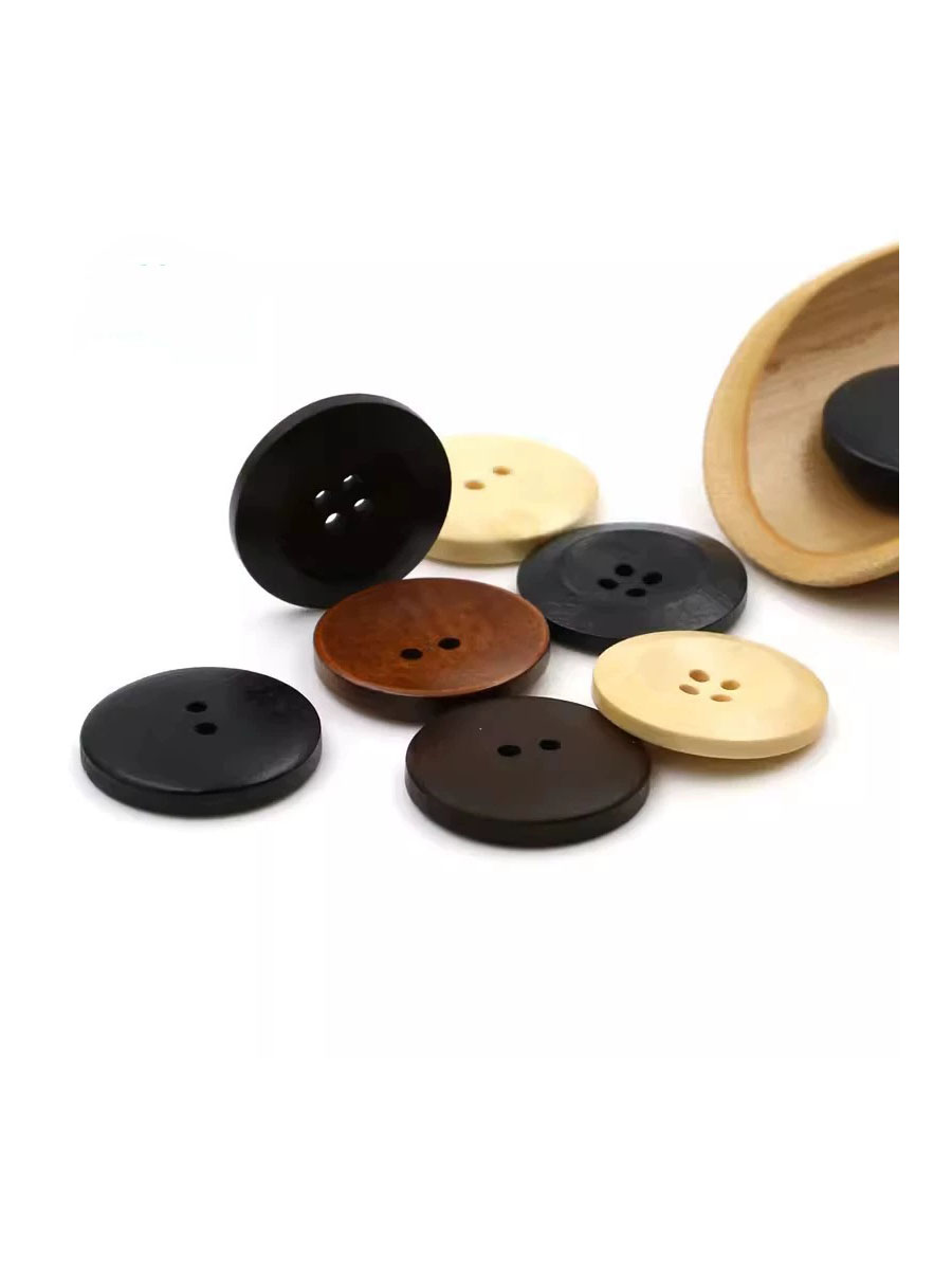 กระดุมไม้กลม18มม. 10ชิ้นสำหรับ - Embellishments For Scrapbooking บทวิจารณ์และราคา