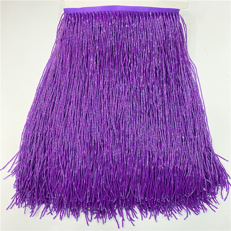 2Metros/Lot 30Cm คุณภาพสูง Tas - Beaded Trim Fringe บทวิจารณ์และราคา
