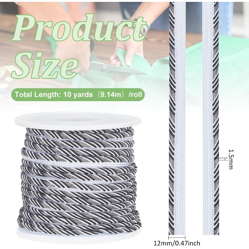 สายไฟเกลียวสำหรับหุ้มเบาะทำจาก - Cord Trim Twisted บทวิจารณ์และราคา
