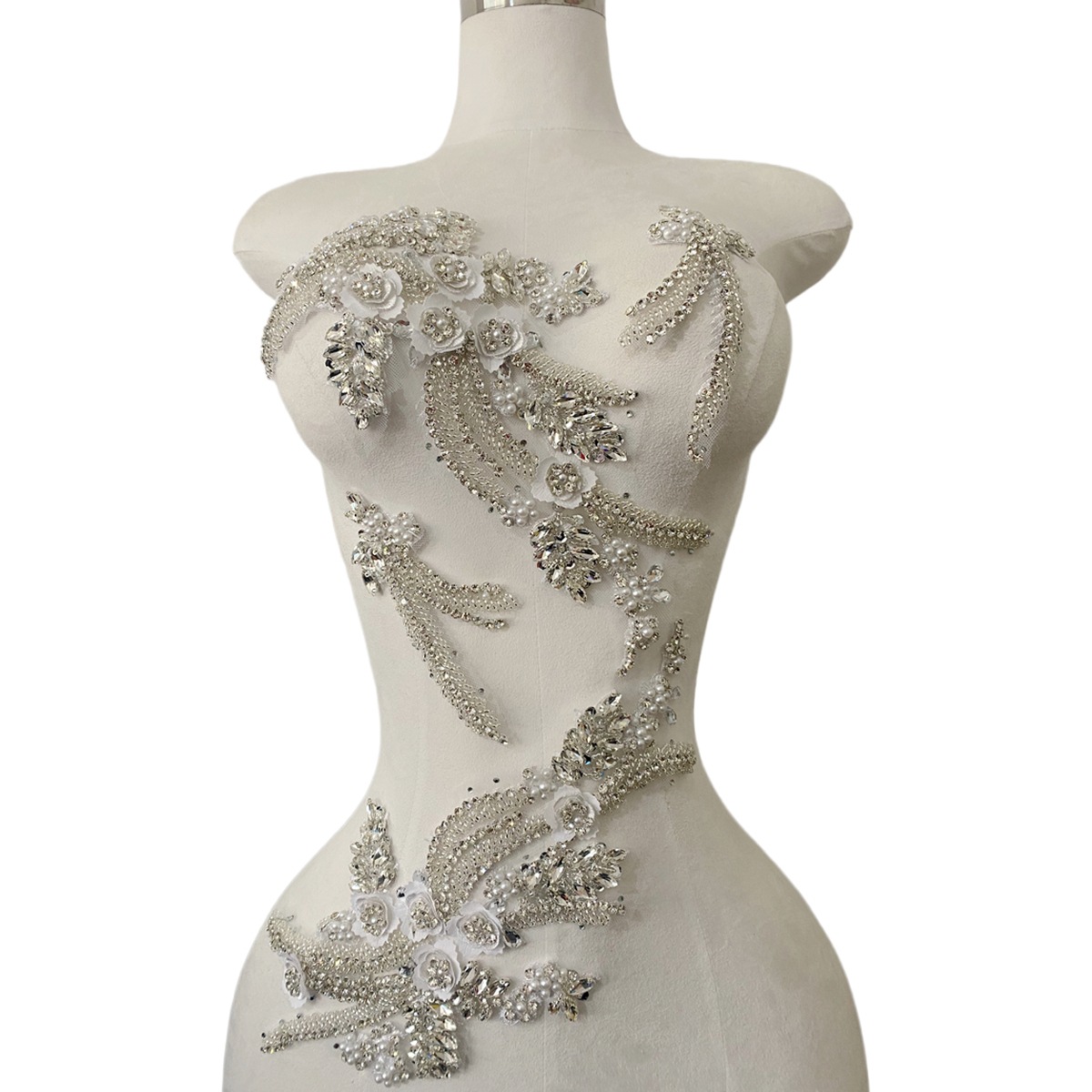ชุดอุปกรณ์ตกแต่งชุดแต่งงานแบบเ - Sew On Rhinestone บทวิจารณ์และราคา