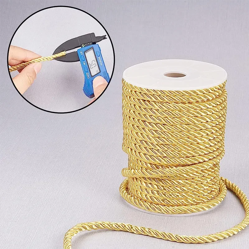 เชือกไนลอนถักเกลียวขนาด 5 มม.  - Cord Trim Twisted บทวิจารณ์และราคา