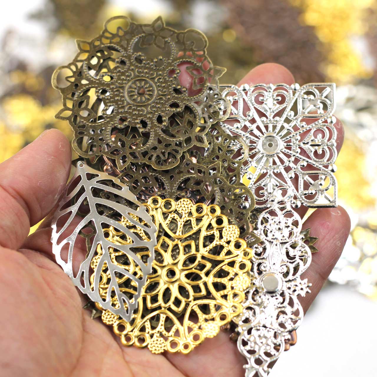 Embellishments ตัวเชื่อมต่อสุ่ - Embellishment Crafts บทวิจารณ์และราคา