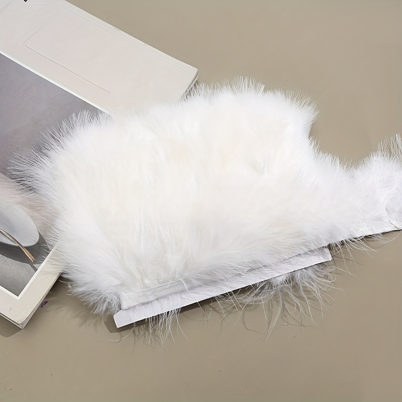 ริบบิ้นขนไก่งวงฟูฟ่อง ขนาด 8-1 - Feather Trim Marabou บทวิจารณ์และราคา