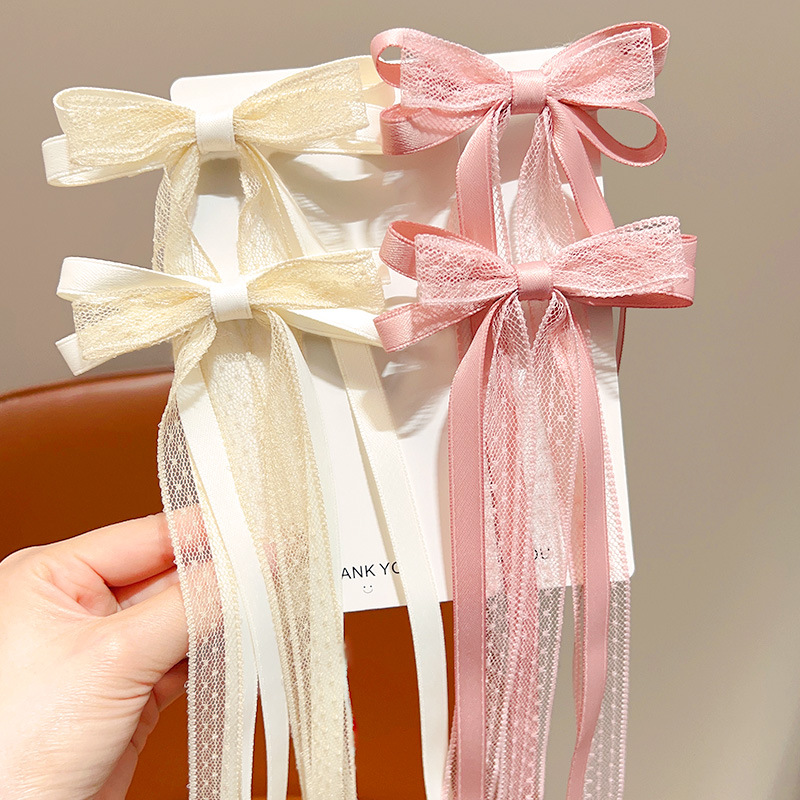 เด็กหวาน Bowknot Hairpins เจ้า - Tassel Fringe Trim บทวิจารณ์และราคา