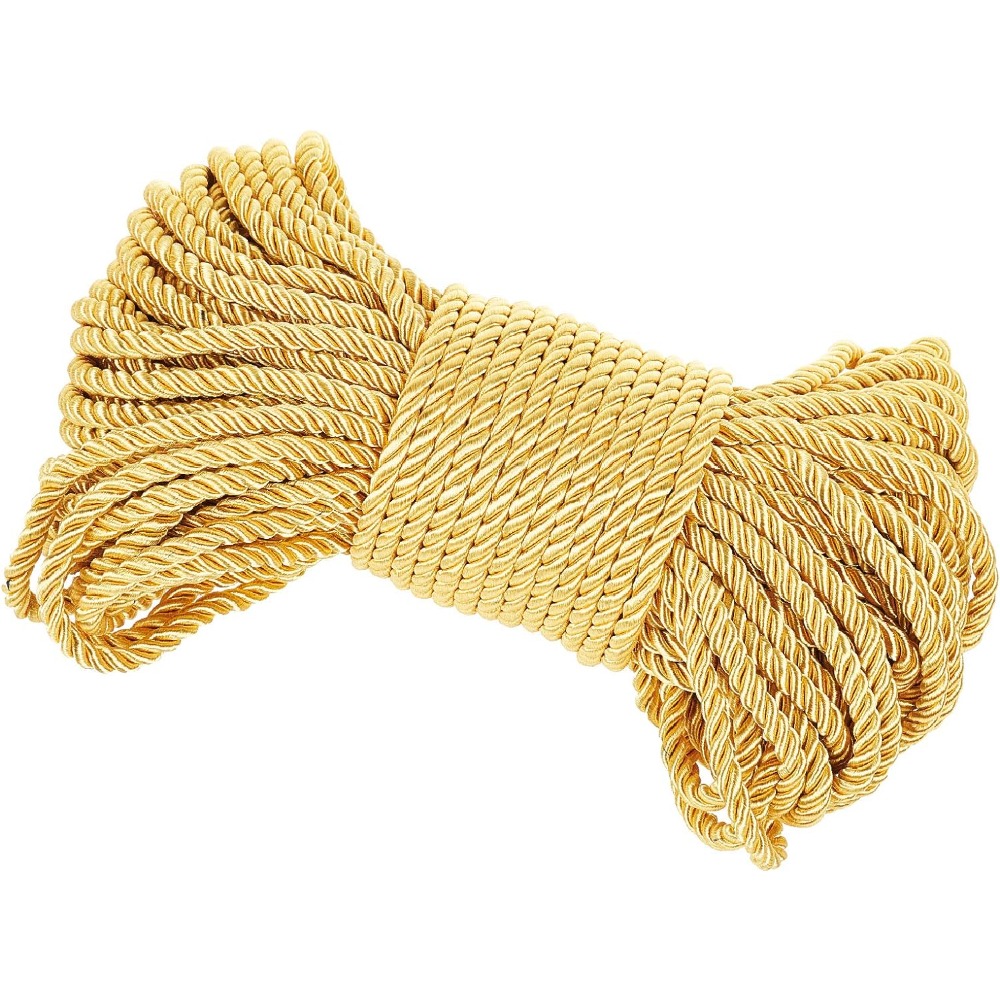 เชือกถักสีทอง6มม. 27หลาสำหรับเ - Cord Trim Twisted บทวิจารณ์และราคา