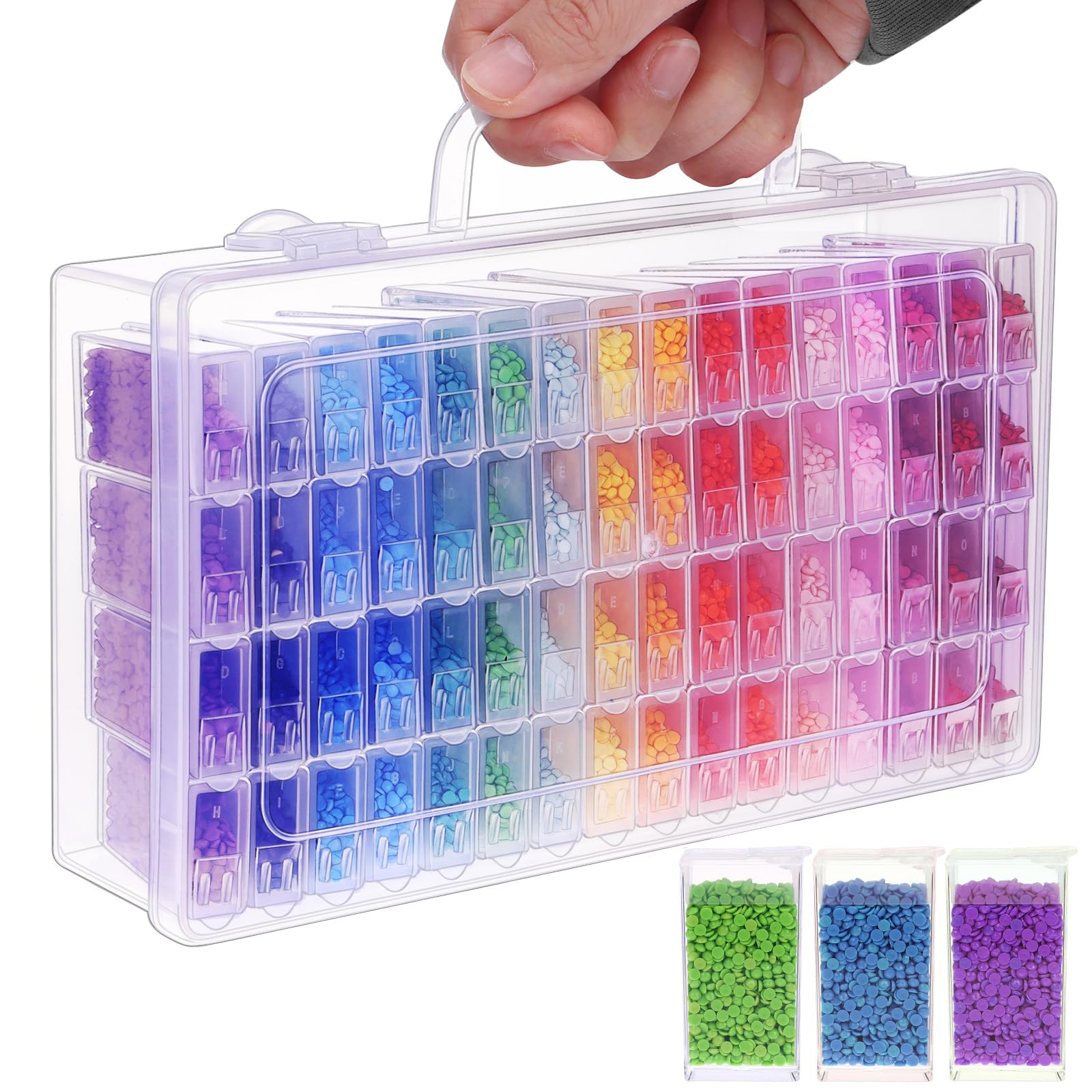 กล่องเก็บเพชรสำหรับงานปักเพชร  - Craft Embellishment Storage บทวิจารณ์และราคา