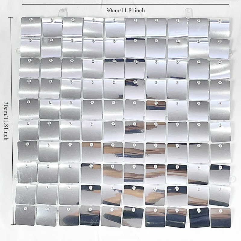 12/16/18/24PCS Shimmer Wall ฉา - Sequin Fabric Panel บทวิจารณ์และราคา