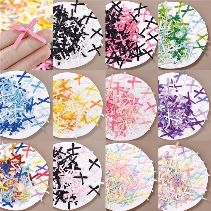100 ชิ้น 3 มิลลิเมตรริบบิ้นมิน - Christmas Craft Embellishment บทวิจารณ์และราคา