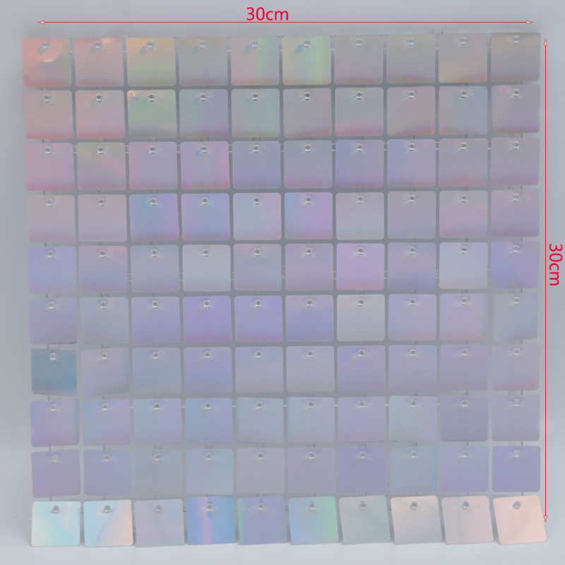 แผ่นผนังประกายรุ้ง 18 ชิ้น สำห - Sequin Fabric Panel บทวิจารณ์และราคา