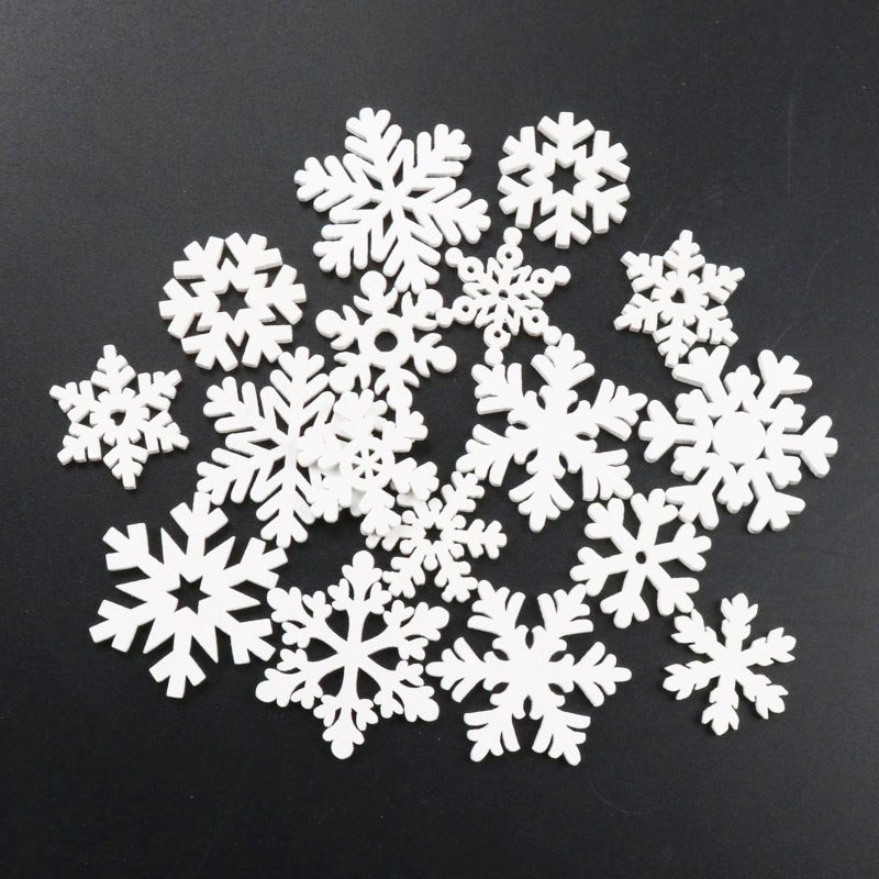 20Pcs คริสต์มาสเกล็ดหิมะธรรมชา - Christmas Craft Embellishment บทวิจารณ์และราคา