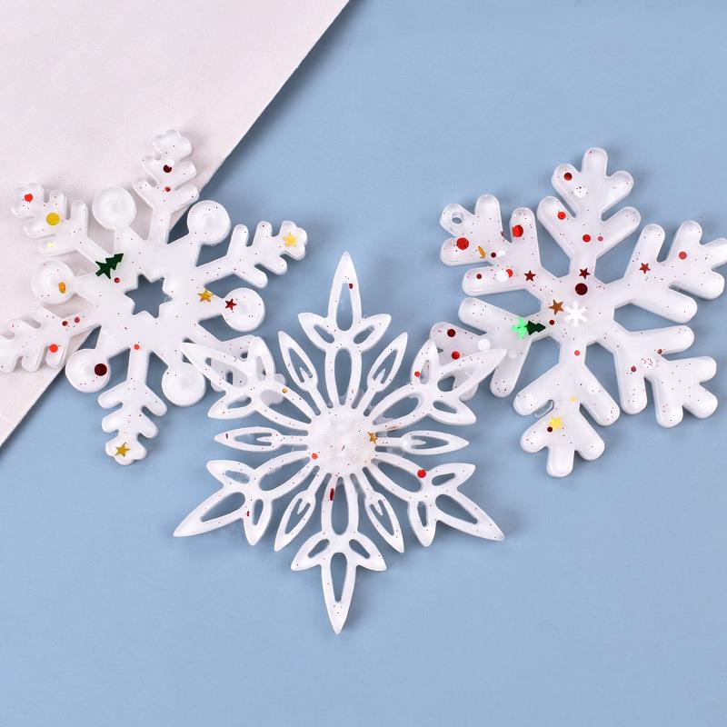 Christmas Hollow Snowflake เคร - Christmas Craft Embellishment บทวิจารณ์และราคา