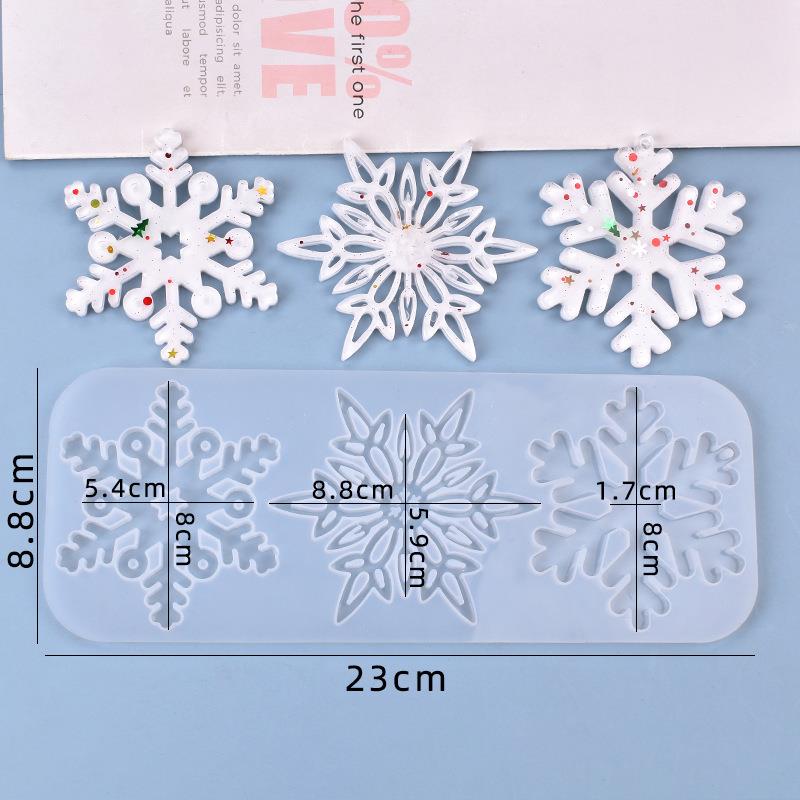 Christmas Hollow Snowflake เคร - Christmas Craft Embellishment บทวิจารณ์และราคา