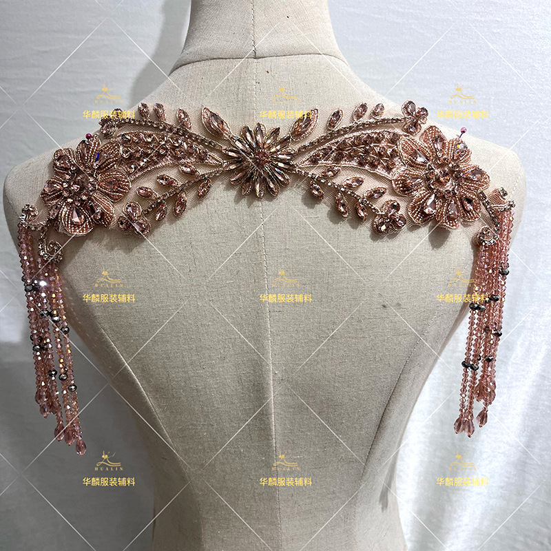 มือลูกปัด Fringe Trim พร้อมจี้ - Beaded Trim Fringe บทวิจารณ์และราคา