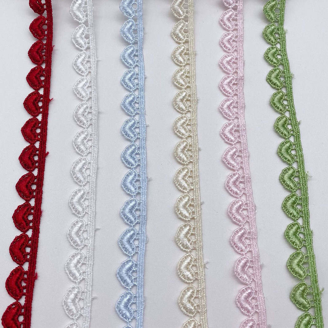 4 หลาปักMulticolorรักข้างเดียว - Lace Ribbon Trim บทวิจารณ์และราคา
