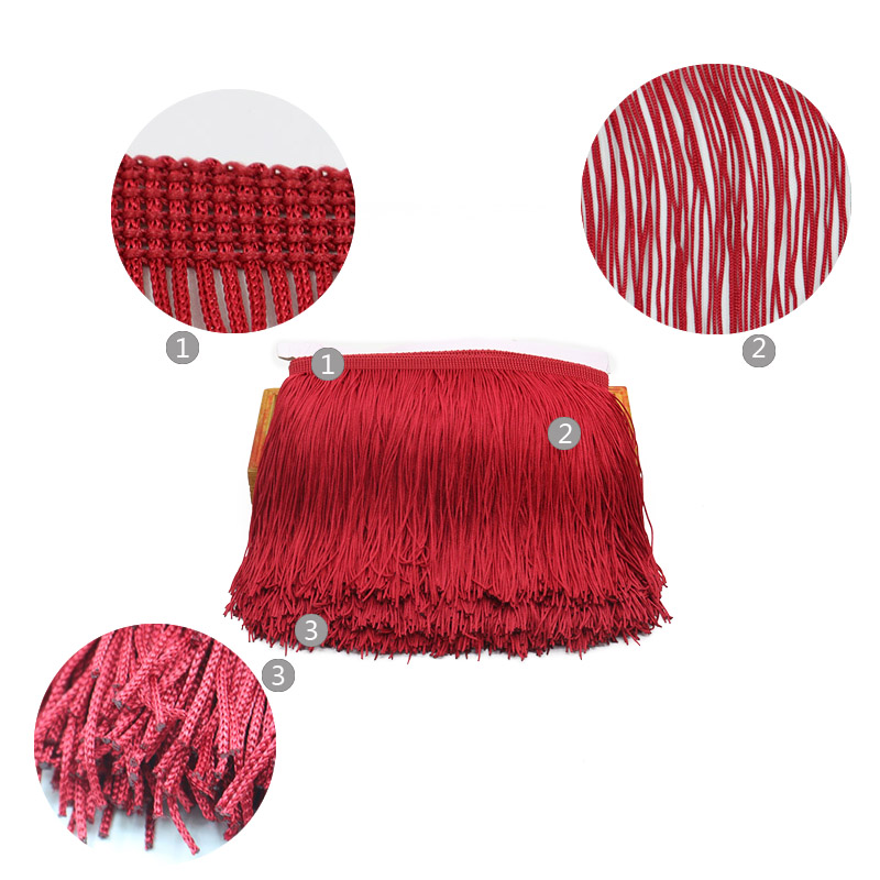 9/15/20/30 ซม.ยาวพู่ Fringe Tr - Fringe Ribbon Sewing บทวิจารณ์และราคา
