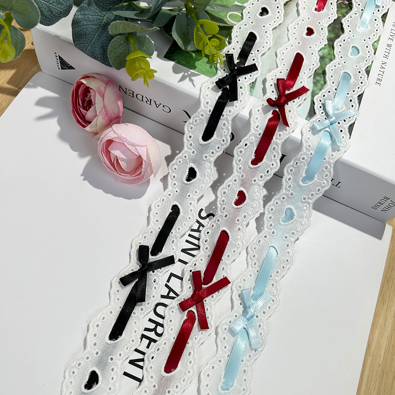 1 YARD โบว์จีบลูกไม้ Lolita DI - Lace Ribbon Trim บทวิจารณ์และราคา
