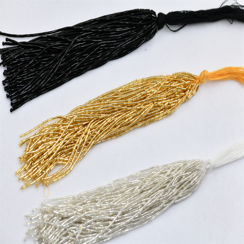 กว้าง 15 ซม.1 Bundle ทองเงินสี - Beaded Trim Fringe บทวิจารณ์และราคา