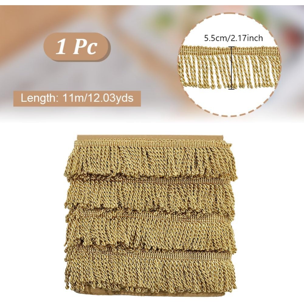 ริบบิ้นแต่งขอบแบบโซ่ ขนาด 12 ห - Tassel Fringe Trim บทวิจารณ์และราคา