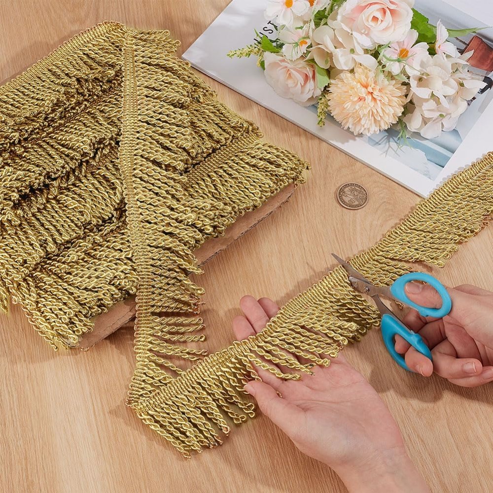 ริบบิ้นแต่งขอบแบบโซ่ ขนาด 12 ห - Tassel Fringe Trim บทวิจารณ์และราคา