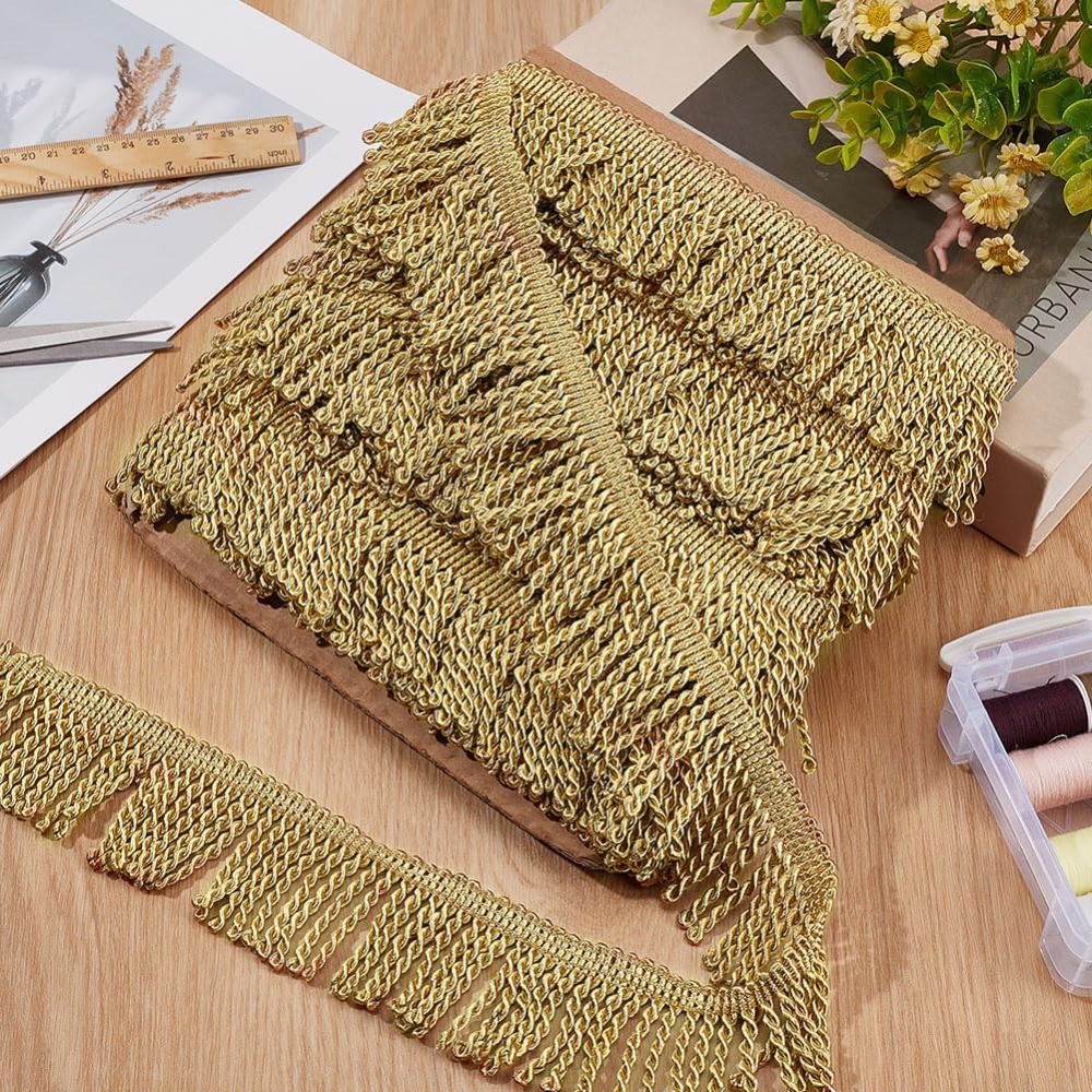 ริบบิ้นแต่งขอบแบบโซ่ ขนาด 12 ห - Tassel Fringe Trim บทวิจารณ์และราคา