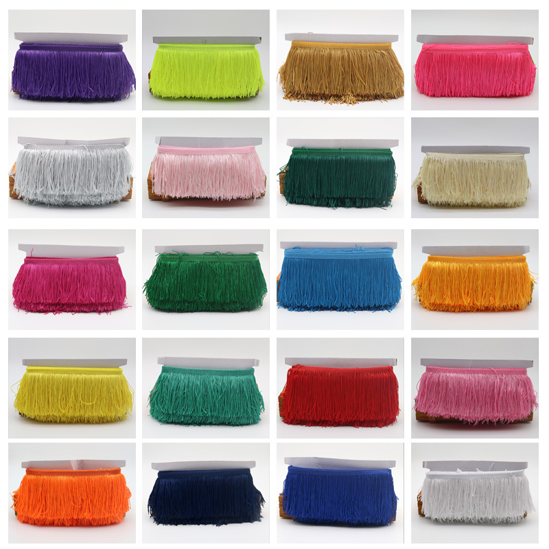 9/15/20/28 ซม.พู่ Fringe Trim  - Beaded Trim Fringe บทวิจารณ์และราคา