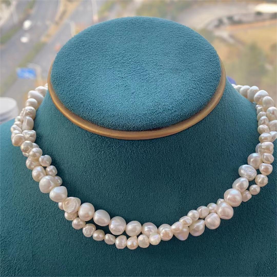 HENGSHENG Baroque น้ําจืด 5-6  - Pearl Trim Chain บทวิจารณ์และราคา