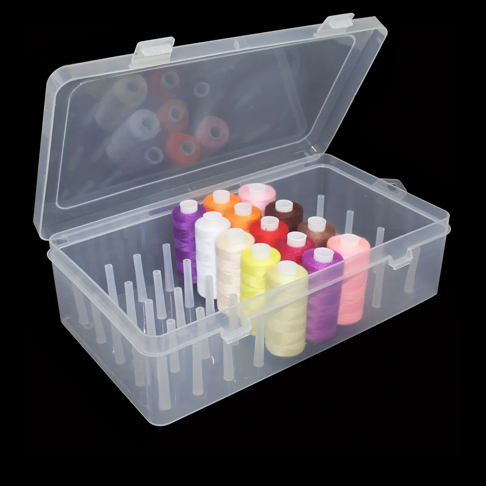 กล่องเก็บด้ายเย็บผ้าพลาสติกใส  - Craft Embellishment Storage บทวิจารณ์และราคา