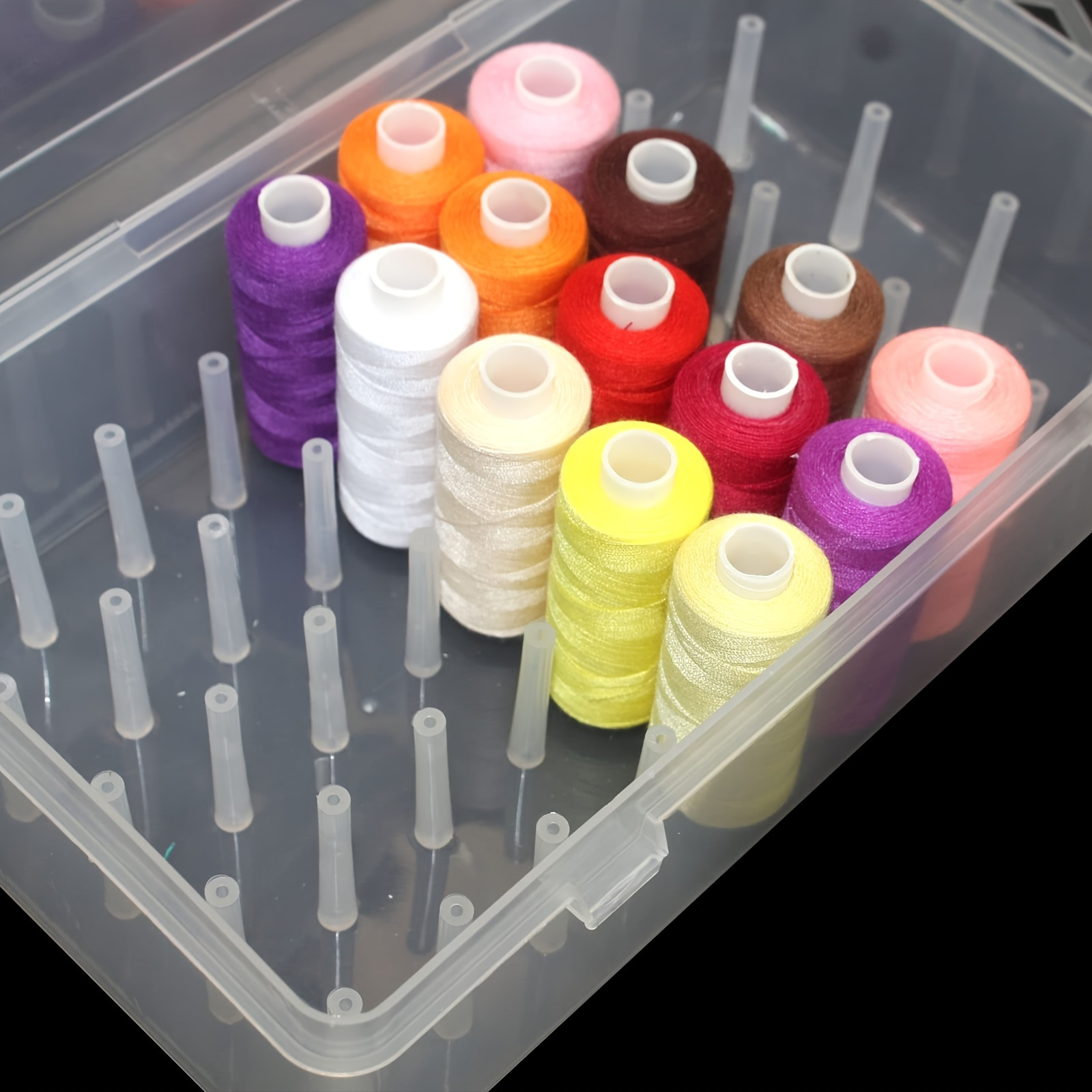 กล่องเก็บด้ายเย็บผ้าพลาสติกใส  - Craft Embellishment Storage บทวิจารณ์และราคา