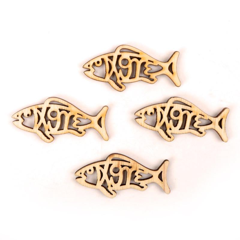 ภาพวาดศิลปะรูปปลาทำด้วยมือทำมื - Embellishments For Scrapbooking บทวิจารณ์และราคา