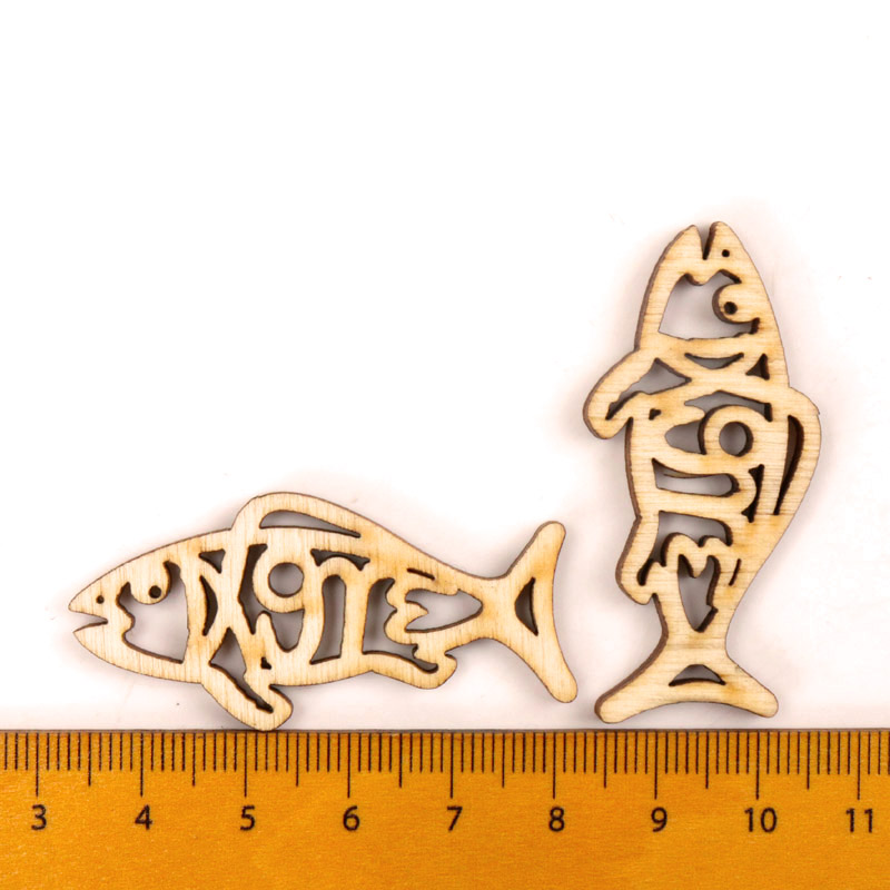 ภาพวาดศิลปะรูปปลาทำด้วยมือทำมื - Embellishments For Scrapbooking บทวิจารณ์และราคา