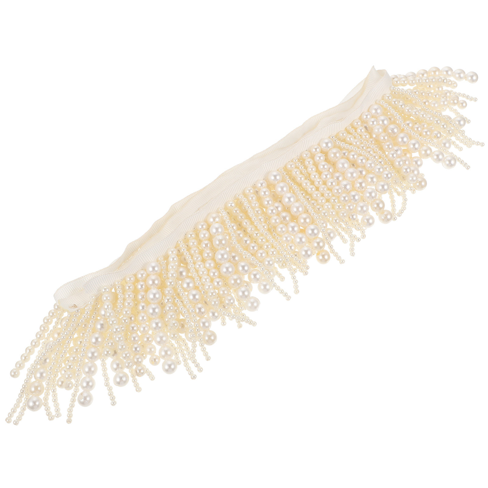 ริบบิ้นตกแต่งเสื้อผ้าด้วยมุก ร - Tassel Fringe Trim บทวิจารณ์และราคา