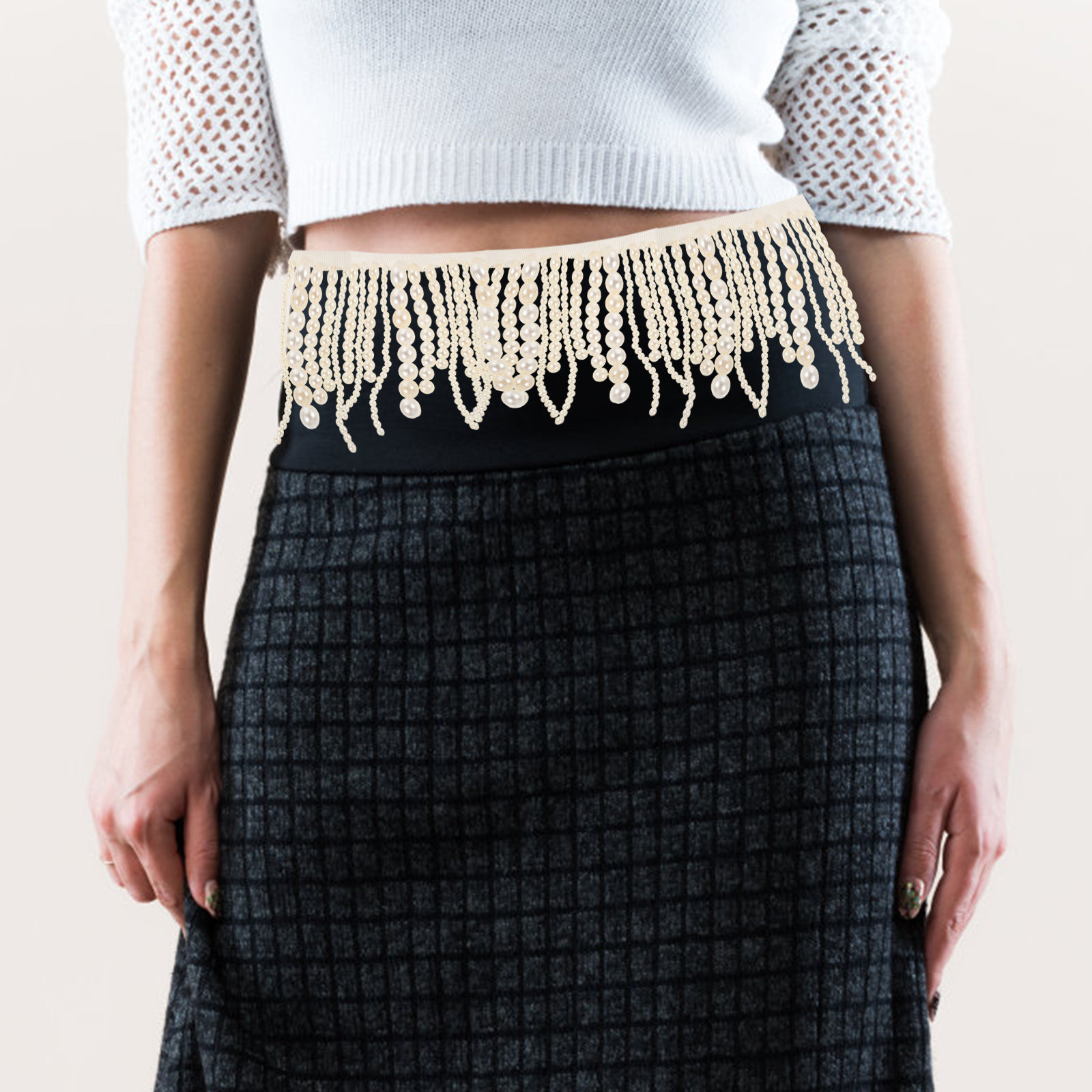 ริบบิ้นตกแต่งเสื้อผ้าด้วยมุก ร - Tassel Fringe Trim บทวิจารณ์และราคา