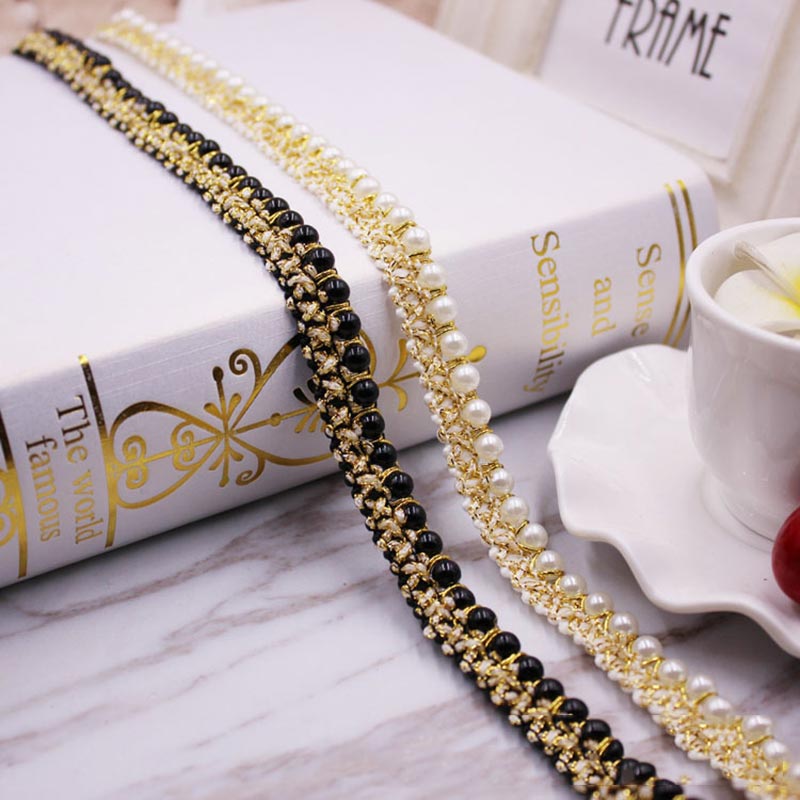 ริบบิ้นลูกไม้ไข่มุกพร้อมพู่ตกแ - Fringe Ribbon Sewing บทวิจารณ์และราคา