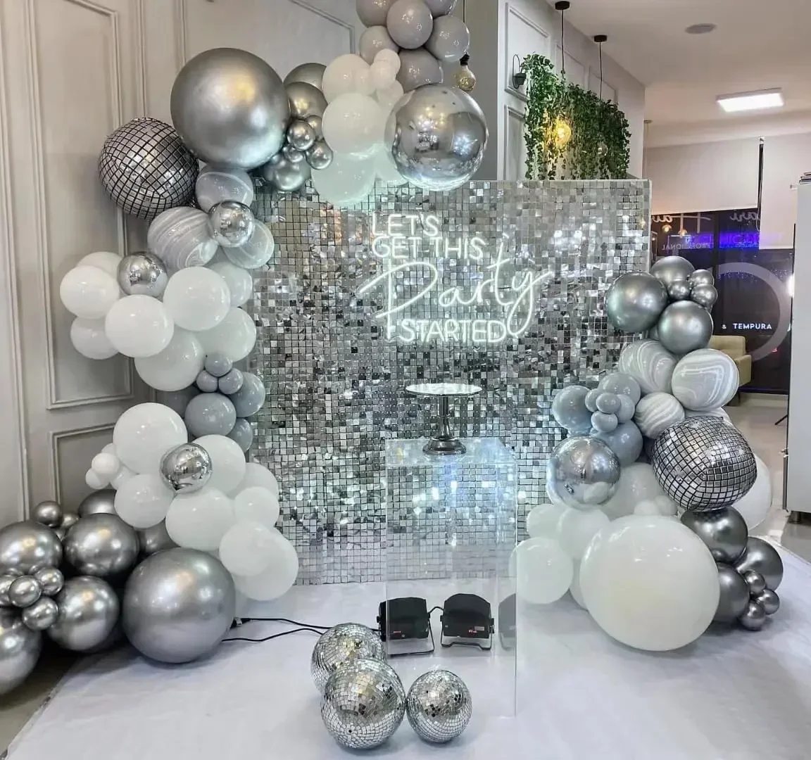 12/24/30 PCS Shimmer Wall ฉากห - Sequin Fabric Panel บทวิจารณ์และราคา