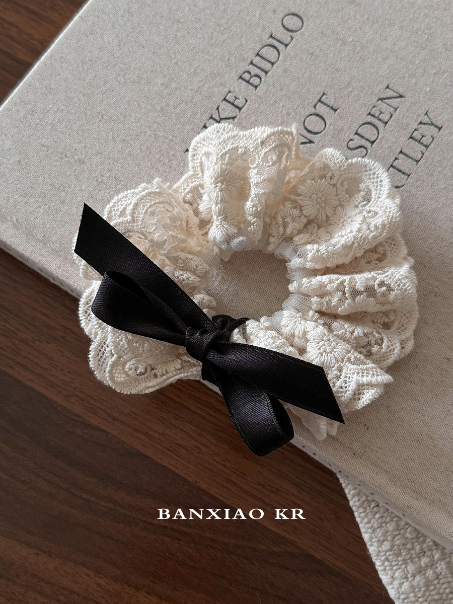 ฝรั่งเศสย้อนยุคสองชั้นโบว์ลูกไ - Lace Ribbon Trim บทวิจารณ์และราคา