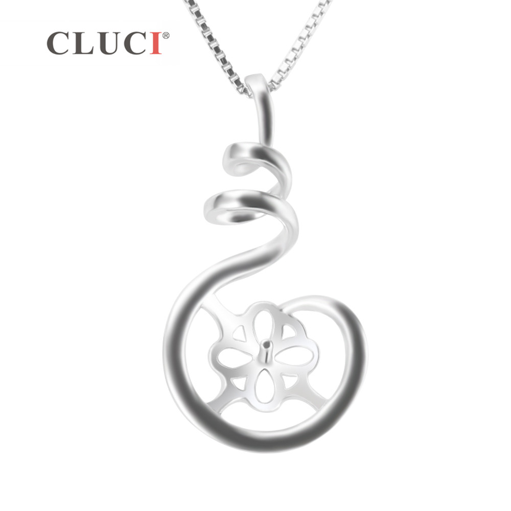 CLUCI 925เงินสเตอร์ลิงจี้การตั - Pearl Trim Chain บทวิจารณ์และราคา