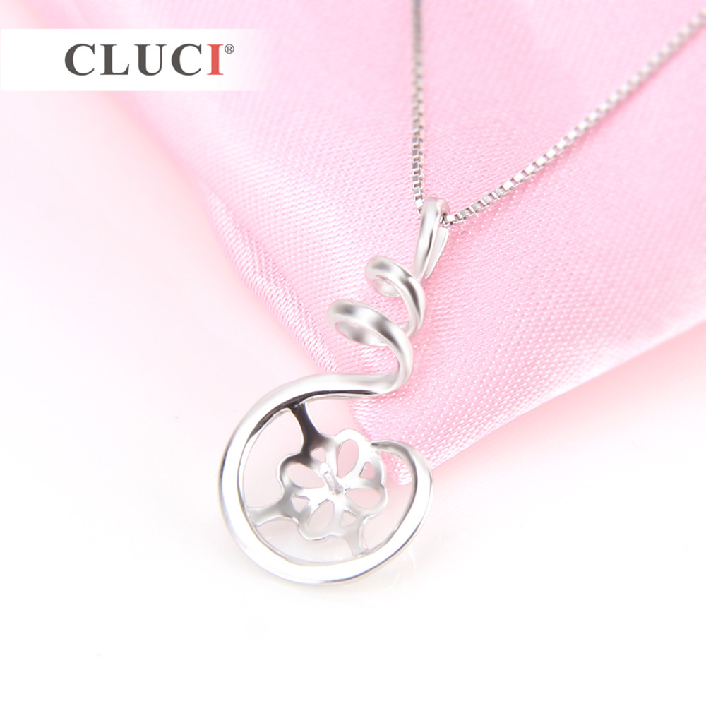 CLUCI 925เงินสเตอร์ลิงจี้การตั - Pearl Trim Chain บทวิจารณ์และราคา