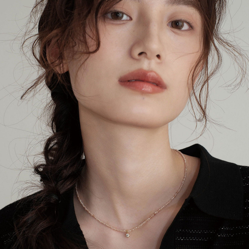 สร้อยคอจี้เซ็กซี่สไตล์วินเทจปร - Pearl Trim Chain บทวิจารณ์และราคา