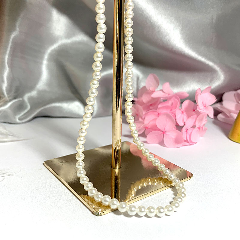 Elegant 4มม.เปลือกหอยมุกสร้อยค - Pearl Trim Chain บทวิจารณ์และราคา