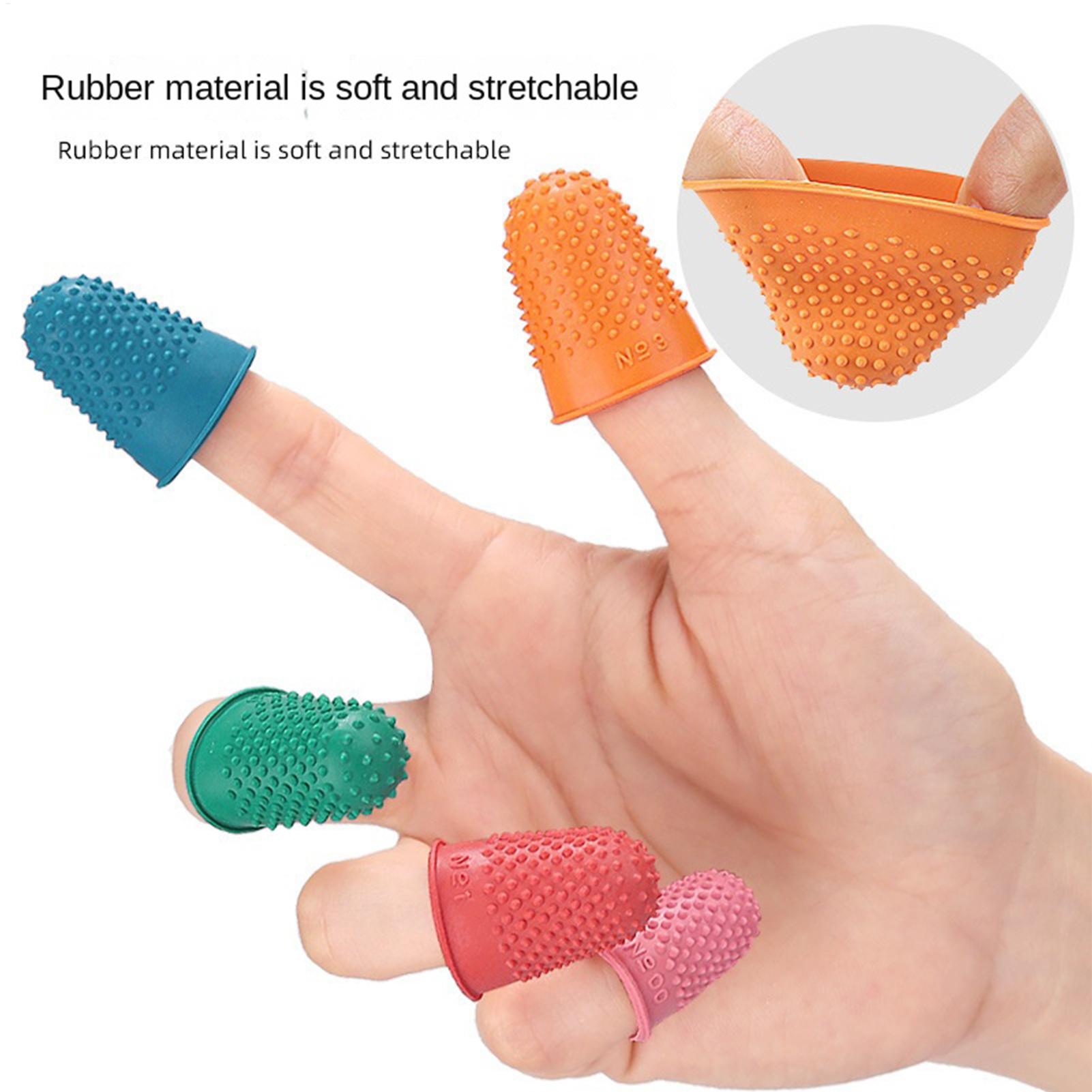 ปลอกนิ้วยางแบบใช้ซ้ำได้ 5 ชิ้น - Embroidery Craft บทวิจารณ์และราคา